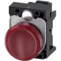 Siemens 3SU1106-6AA20-3AA0 signalinė lemputė Raudona