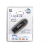 Kortelių skaitytuvas LOGILINK CR0007 USB 2.0 SD/MMC, juodas, iki 480 Mbit/s