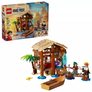 LEGO statybų rinkinys One Piece 75636 Vėjo malūno kaimelio trobelė, 299 vnt., 3 minifigūrėlės, 8+ metų