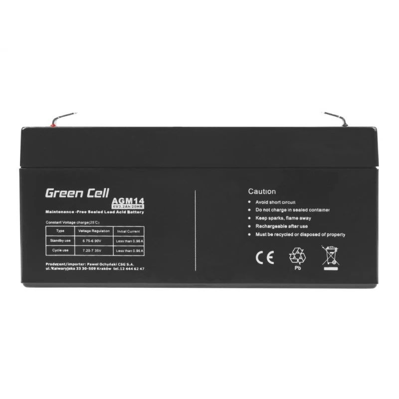 UPS baterija Sealed Lead Acid Green Cell AGM14