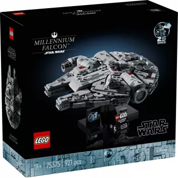 LEGO Star Wars Millennium Falcon 75375 modelio rinkinys — 1351 dalys, 18+, 190×240×130 mm