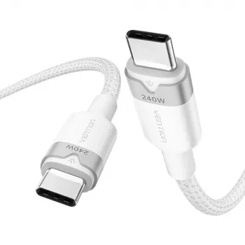 Vention USB 2.0 5A 240W 1m BK USB-C į USB-C laidas