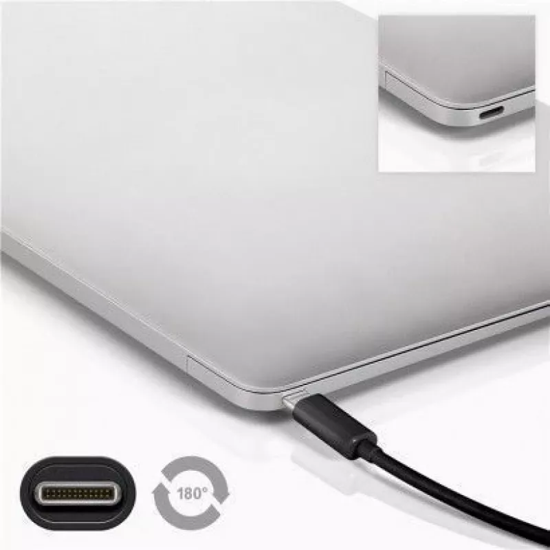 Goobay USB-C™ 3.1 Generation 1 laidas, juodas, 3 m - USB-C™ kištukas > USB-C™ kištukas (66509)