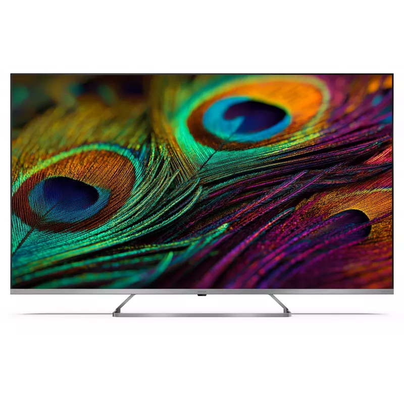 Sharp 4K QLED MiniLED TV | 50JP7265E | 50 inch | Smart TV | Google TV | UHD | Sidabrinė