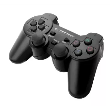 Esperanza EGG107K žaidimų valdiklis, skirtas PC, PlayStation 3, analoginis / skaitmeninis, USB 2.0, juodas