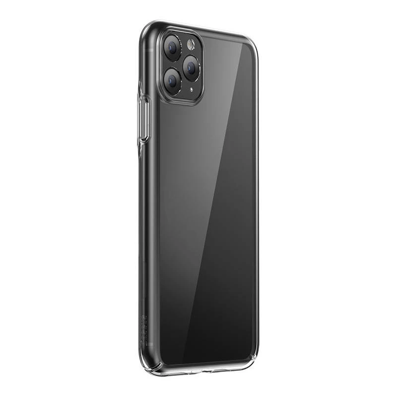 Case Baseus Crystal Series iPhone 11 pro max (skaidrus) + grūdintas stiklas + valymo rinkinys