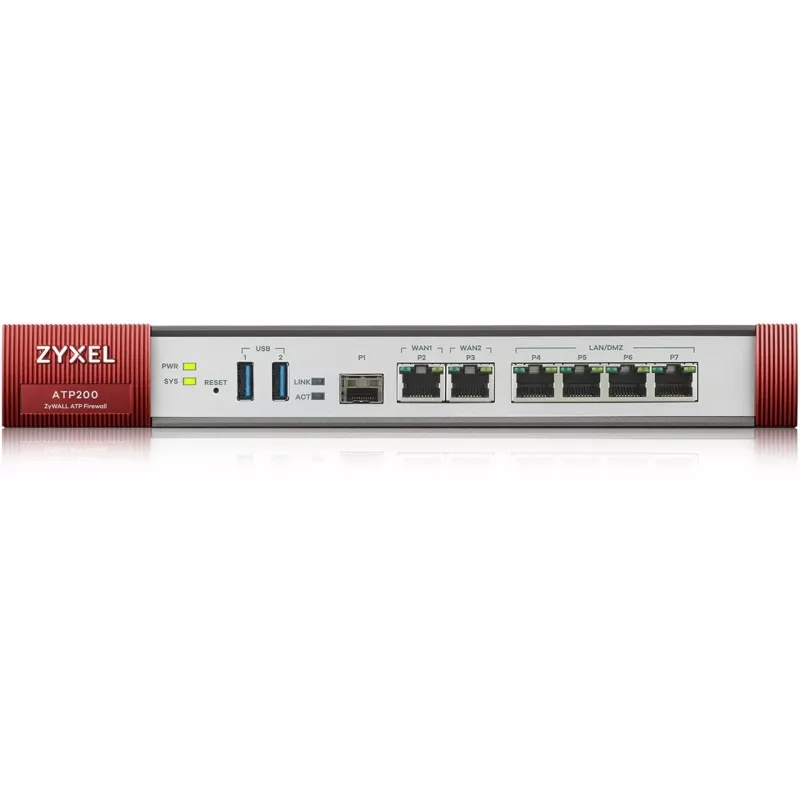 Zyxel ATP200 aparatinė ugniasienė, stalinis modelis, 2 Gbit/s