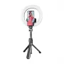 Puluz TBD0595696701A asmenukės lazda-trikojis su integruotu LED žiedo apšvietimu