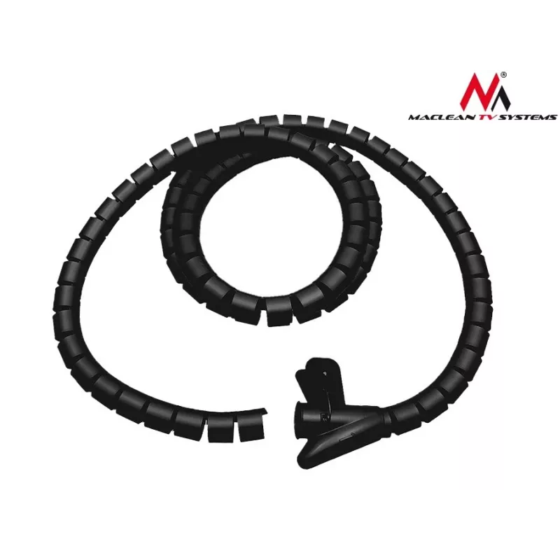 Kabelių tvarkymo įvorė MACLEAN 2 m × 25 mm, elastingas polipropilenas, vielų apsauga