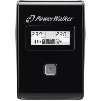 PowerWalker VI 850 LCD nepertraukiamo maitinimo šaltinis (UPS) line-interactive 0,85 kVA 480 W