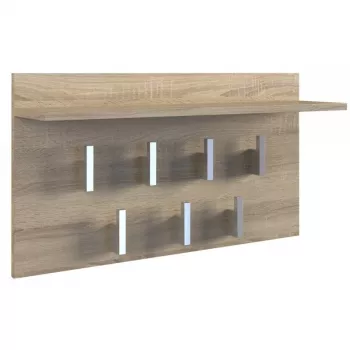 Drabužių kabykla top e shop WIESZAK 2F SONOMA — medžio drožlių plokštė, ąžuolo apdaila, 7 kabliukai, 700×200×400 mm