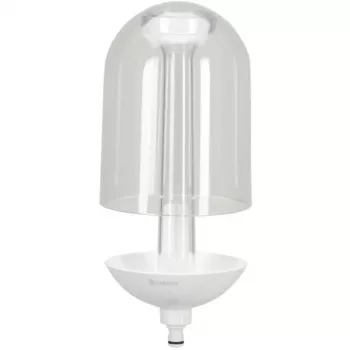 Paukščių lesyklėlė Gardena ClickUp! permatoma balta akrilinė