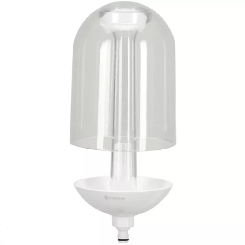 Paukščių lesyklėlė Gardena ClickUp! permatoma balta akrilinė