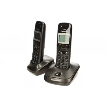 Panasonic KX-TG2512 DECT telefonas pilkas Skambinančiojo ID