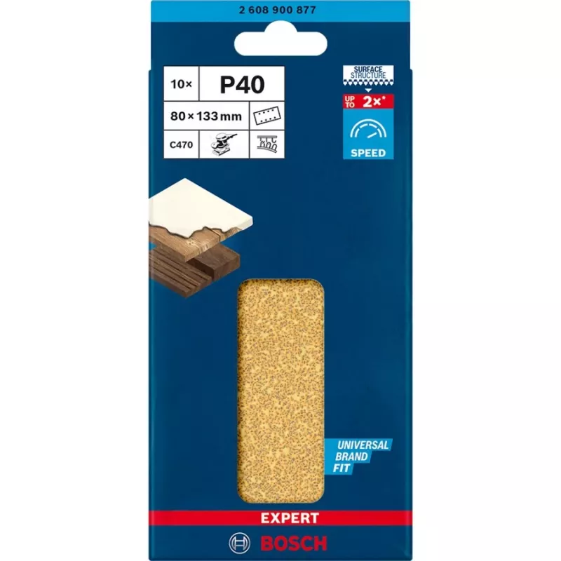 Bosch 2 608 900 877 sukamasis įrankis šlifavimo/šlifavimo reikmenys Mediena Šlifavimo lapas