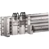 Adapteris Rittal 9635.210 elektriniams jungikliams, poliamidinis korpusas, šviesiai pilkas, 45 mm pločio