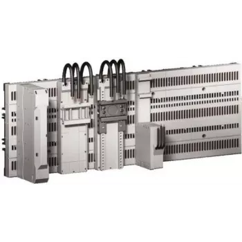 Adapteris Rittal 9635.210 elektriniams jungikliams, poliamidinis korpusas, šviesiai pilkas, 45 mm pločio