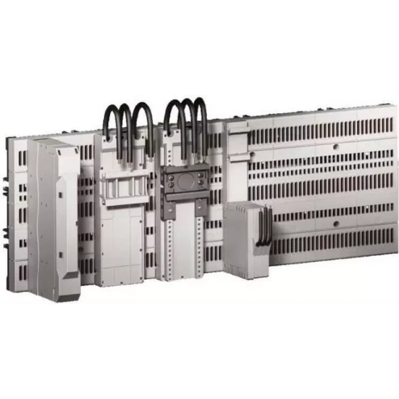 Adapteris Rittal 9635.210 elektriniams jungikliams, poliamidinis korpusas, šviesiai pilkas, 45 mm pločio