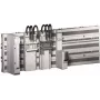 Adapteris Rittal 9635.210 elektriniams jungikliams, poliamidinis korpusas, šviesiai pilkas, 45 mm pločio
