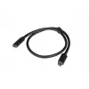 USB C į USB C laidas LANBERG CA-USBE-20CC-0005-BK, USB 3.2 Gen 1 (5 Gbit/s), 0,5 m, juodas