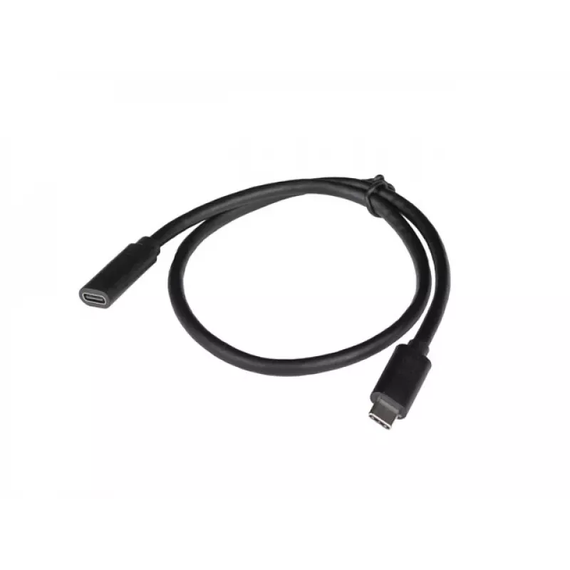 USB C į USB C laidas LANBERG CA-USBE-20CC-0005-BK, USB 3.2 Gen 1 (5 Gbit/s), 0,5 m, juodas