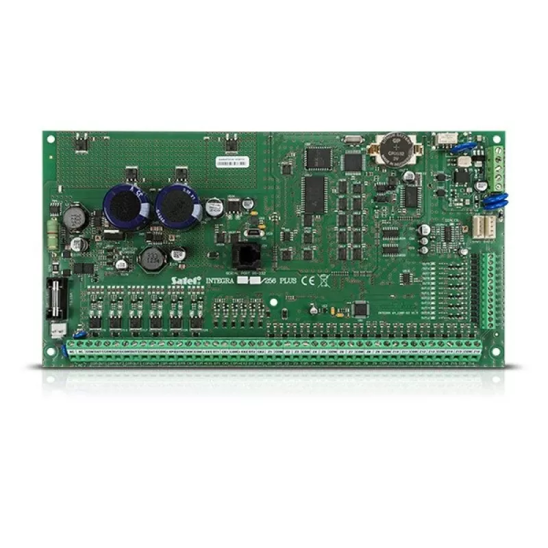 Apsaugos signalizacijos valdymo pultas SATEL INTEGRA 256 Plus — 32 zonos, 8 atskirtys