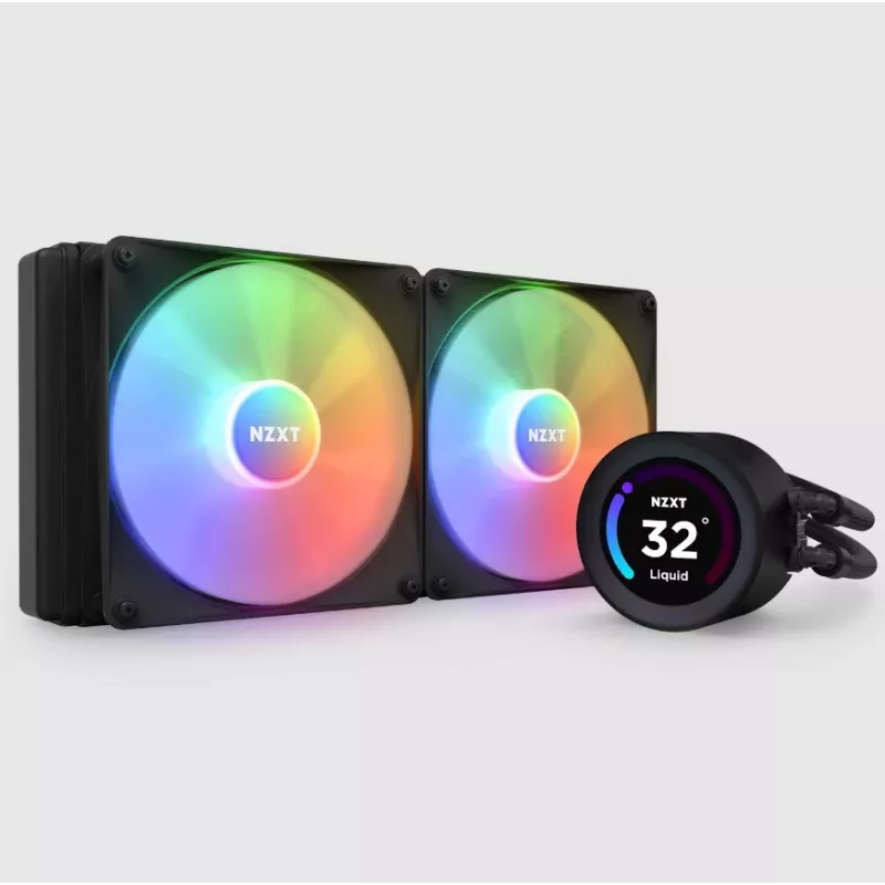 Skysčio aušintuvas NZXT Kraken Elite 280 RGB 14 cm juodas