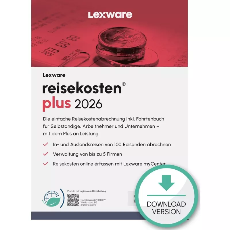 Lexware reisekosten plus 2026 1 licencija 1 metai