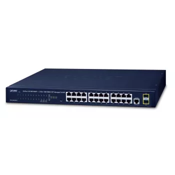 Valdomas L2 Gigabit Ethernet komutatorius PLANET GS-4210-24T2S