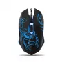 Esperanza MX203 SCORPIO - pelė - USB - mėlyna - pelė - optinė - 6 mygtukai - juoda