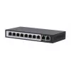 Extralink PoE jungiklis CERES 8x 100Mb/s PoE/PoE+, 2x RJ45 Uplink 100Mb/s, 96W