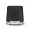 Smeg 50's Style TSF01BLMEU skrudintuvas, 2 riekėms, juodas, nerūdijantis plienas