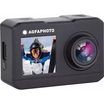 AgfaPhoto Action Cam Veiksmo sporto kamera 16 MP 2K Ultra HD CMOS Wi-Fi 58 g (AC7000BK)