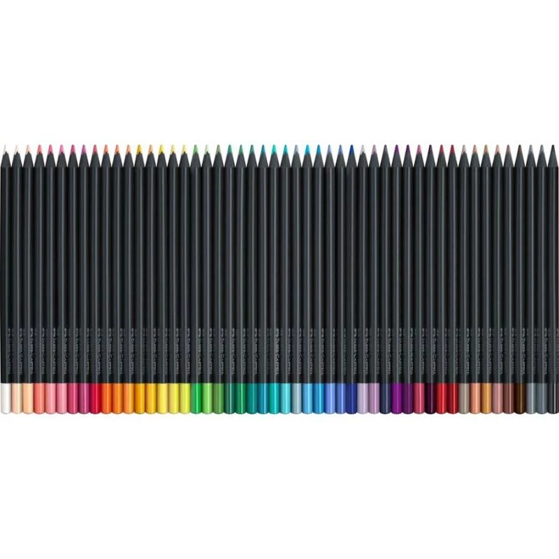 Spalvoti pieštukai Faber-Castell 116450, įvairiaspalvis rinkinys, 50 vienetų, minkštas grafitas, kartoninė dėžutė