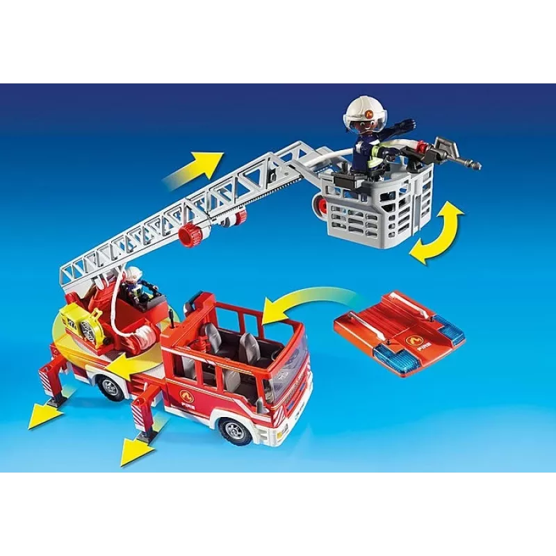 Gaisrinis automobilis Playmobil su kopėčiomis 9463