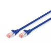 Kabelis Digitus CAT 6 S/FTP DK-1644-010/B 1m Mėlynas