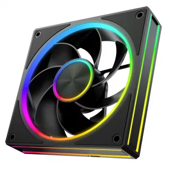 Korpuso ventiliatorius MODECOM VOLCANO LOOP 120 ARGB Reverse Fan Juoda 120 mm PWM 400–1400 RPM ARGB antraštė