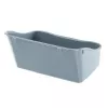 Atviras kampinis tualetas FERPLAST Rabbit triušiams plastikinis pilkas 370×270×185 mm