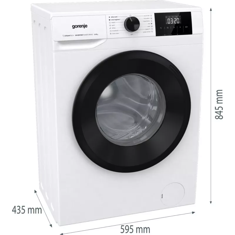 Skalbimo mašina Gorenje W3NGPI62SBS, 6 kg