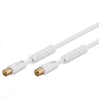 Bendraašis laidas Microconnect COAX010WHQ kištukas-lizdas standartinis 10 m baltas