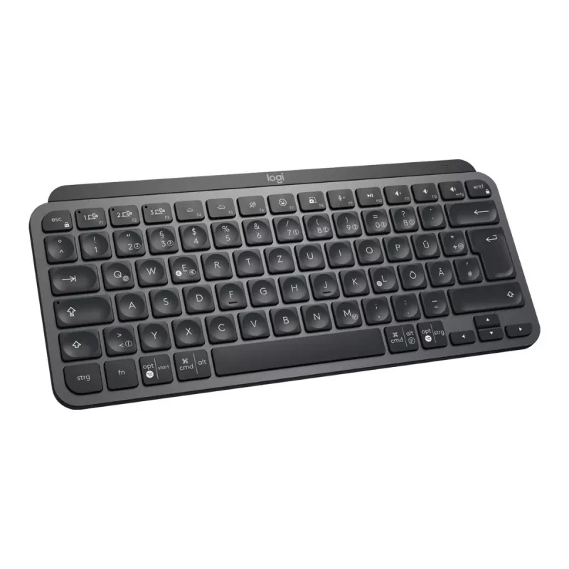 Logitech MX Keys Mini verslui - Klaviatūra - su apšvietimu - Belaidė - Bluetooth LE - QWERTY - Ispanų - Europa - Grafitas (920-010603)
