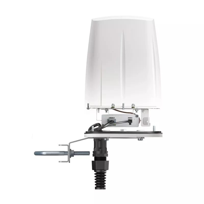 Įvairiakryptė tinklo antena QuWireless QuSpot A140S-A, PoE/LAN, 0,694–2,7 GHz, iki 4 dBi, balta