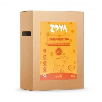 Sausas šunų maistas ZOYA ColdPRO Lamb 3 kg — visavertis suaugusių šunų maistas, 26% baltymų, 9,5% riebalų