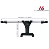 Maclean Brackets MC-657 Universal Headrest Car Tablet Holder, 7 - 10.1, Adjustable 360° Rotation