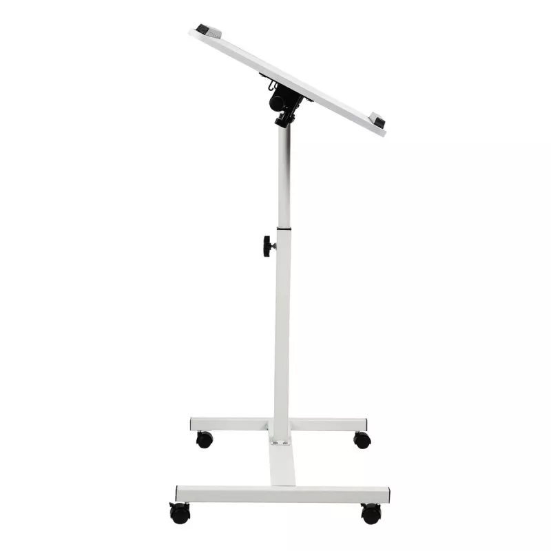 Maclean mobilus stalas/nešiojamojo kompiuterio stovas, baltas, aukščio reguliavimas 59-89 cm, maks. 30 kg, MC-121 W