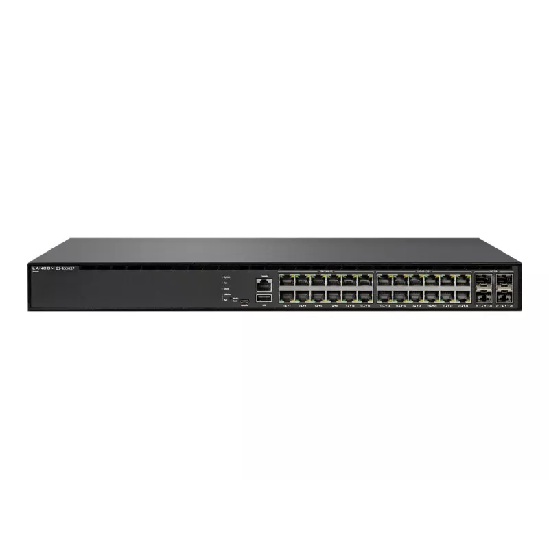 Valdomas komutatorius Lancom Systems GS-4530XP L3 2.5G Ethernet 30 prievadų PoE