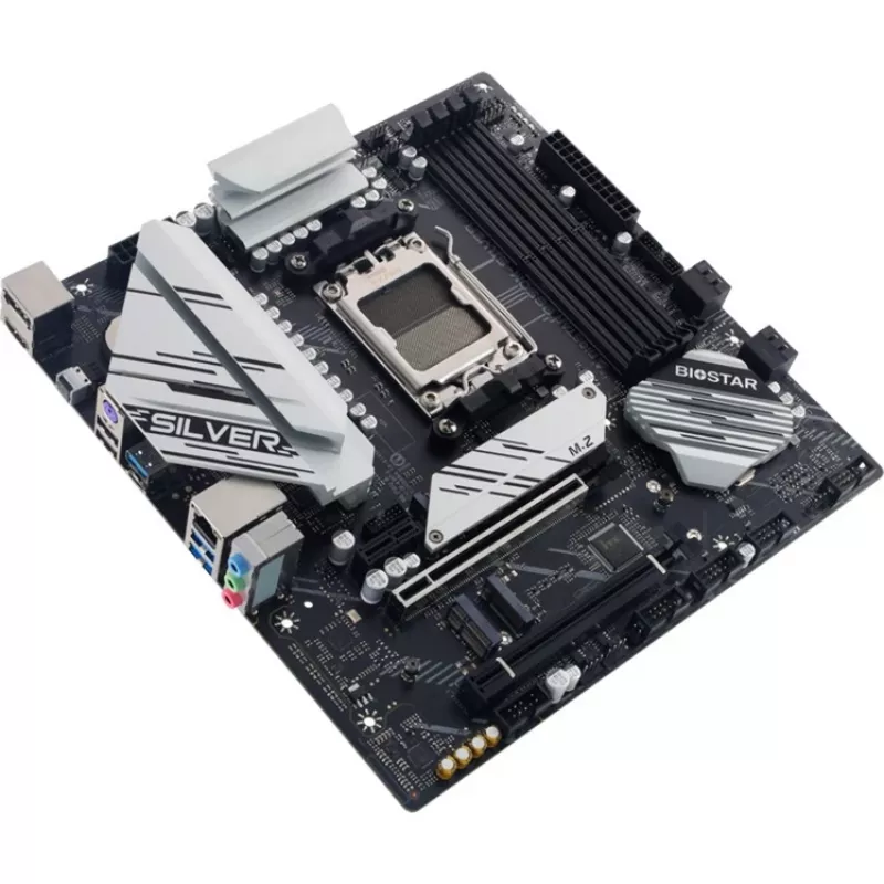 BIOSTAR B650M-Silver AM5 Micro-ATX pagrindinė plokštė