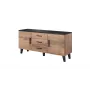 Cama sideboard LOTTA 150 2D3S wotan oak + mat Juoda