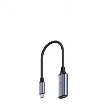 USB-C į HDMI adapteris Cudy UH401 — 4K 60Hz, HDMI 2.0, vienam ekranui, aliuminio korpusas