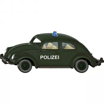 Lietas VW Beetle policijos automobilis, Usorteret Siku modelis SIE-30475011, mastelis nenurodytas, kolekcinė žaislinė transporto priemonė
